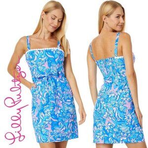 NWT Lilly Pulitzer Kensington Stretch Shift Dress Size 12- Sound the Sirens